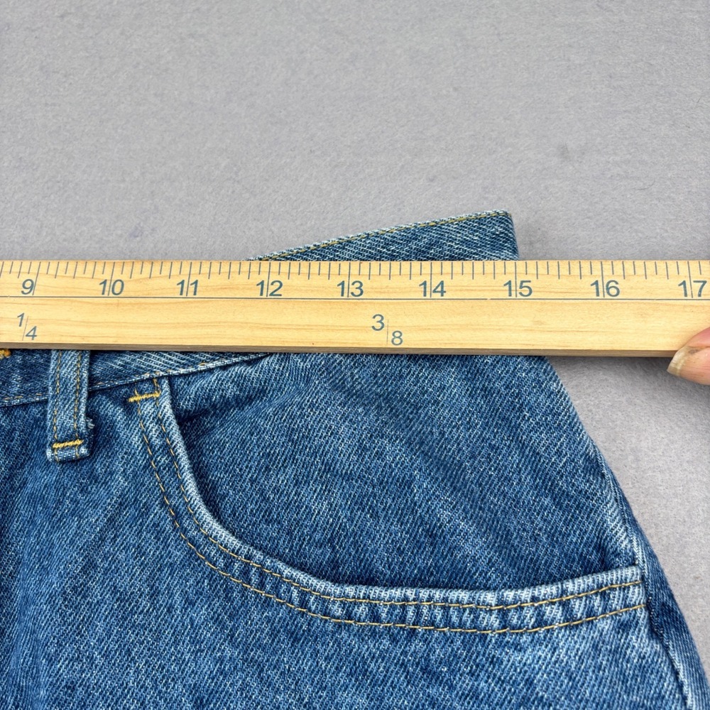 Riders Jorts Denim Shorts Womens 14 High Rise Mom Made in USA Vintage - Picture 7 of 12